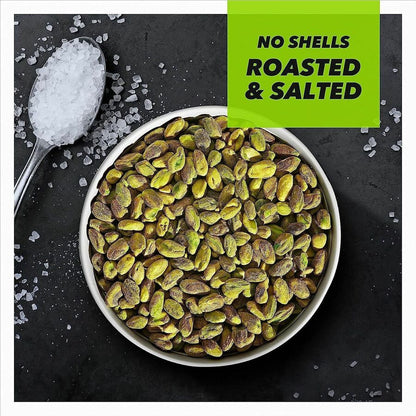 Paramount Farms NoShell Variety, 0.75 oz, Gluten-free, Non-GMO, Roasted & Salted, Sea Salt & Vinegar, Chili Roasted, 24/Carton (PAM70086)
