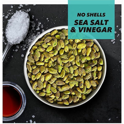 Paramount Farms NoShell Variety, 0.75 oz, Gluten-free, Non-GMO, Roasted & Salted, Sea Salt & Vinegar, Chili Roasted, 24/Carton (PAM70086)