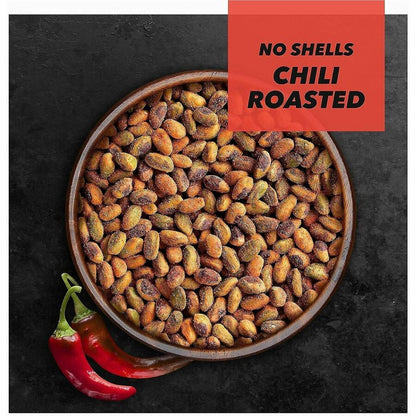 Paramount Farms NoShell Variety, 0.75 oz, Gluten-free, Non-GMO, Roasted & Salted, Sea Salt & Vinegar, Chili Roasted, 24/Carton (PAM70086)
