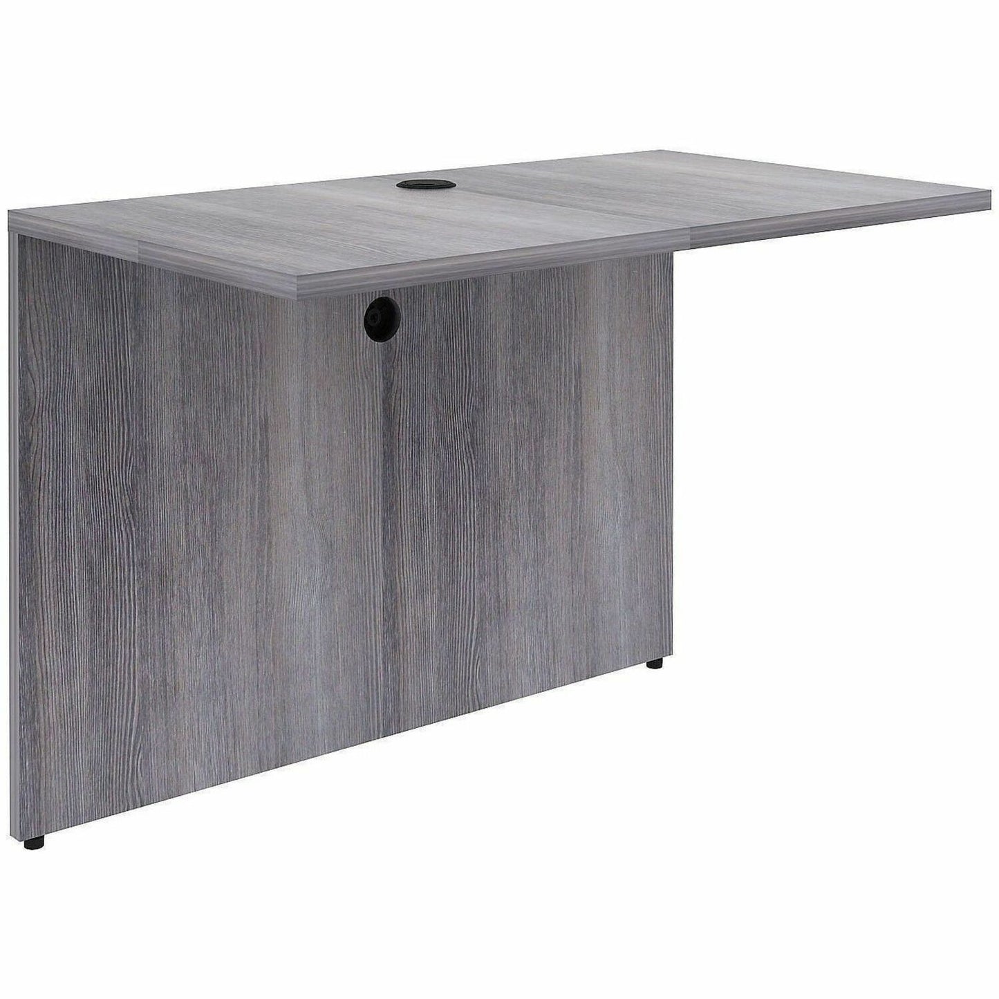 Lorell Weathered Charcoal Laminate Desking, 29.5" Height x 42" Width x 24" Depth (LLR69529)