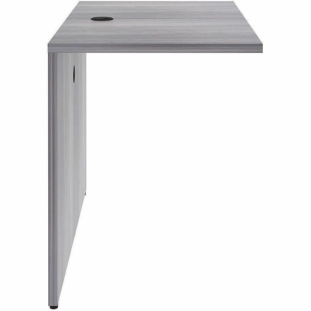 Lorell Weathered Charcoal Laminate Desking, 29.5" Height x 42" Width x 24" Depth (LLR69529)