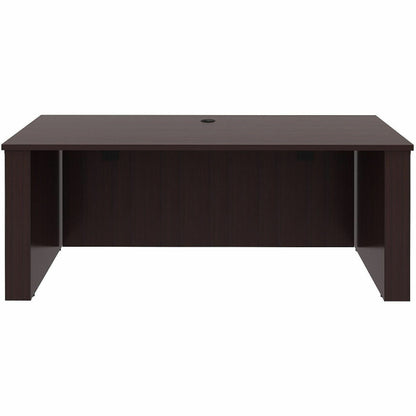 Lorell Essentials 72" Sit-to-Stand Desk Shell, 49" Height x 72" Width x 29" Depth, 1" Thickness Top, Espresso (LLR69643)