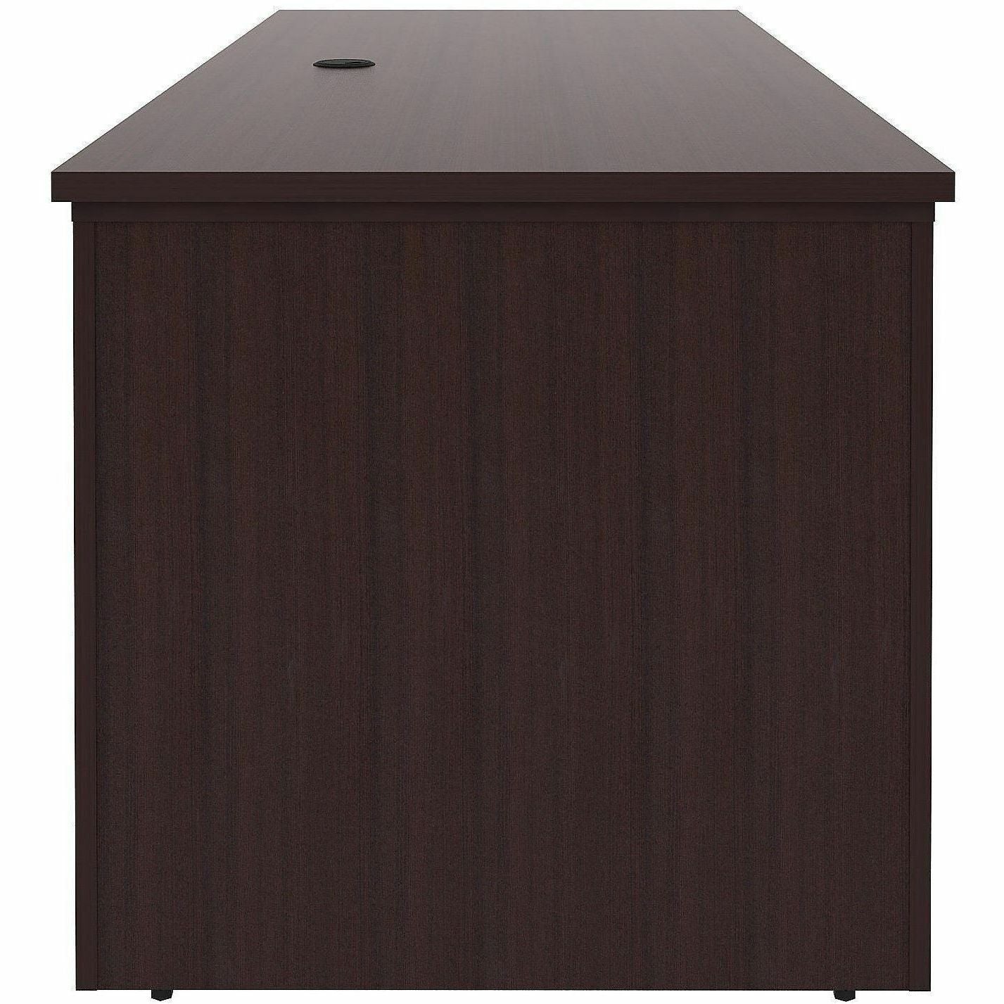 Lorell Essentials 72" Sit-to-Stand Desk Shell, 49" Height x 72" Width x 29" Depth, 1" Thickness Top, Espresso (LLR69643)