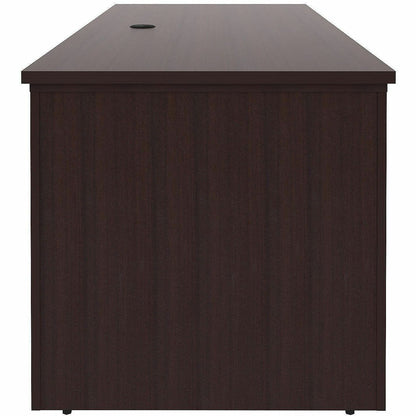 Lorell Essentials 72" Sit-to-Stand Desk Shell, 49" Height x 72" Width x 29" Depth, 1" Thickness Top, Espresso (LLR69643)