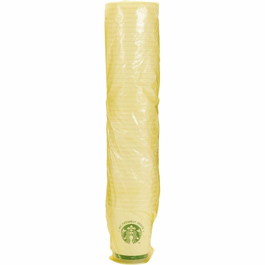 Starbucks WPS Branded Hot Cups, 12 fl oz, White, Recycled (SBK05871)