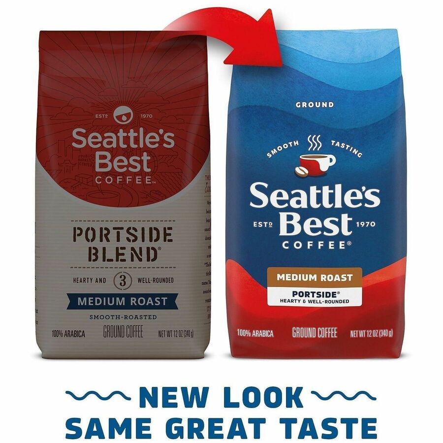 Starbucks Seattle's Best Portside Ground Coffee, Portside Blend (SBK12212CT)
