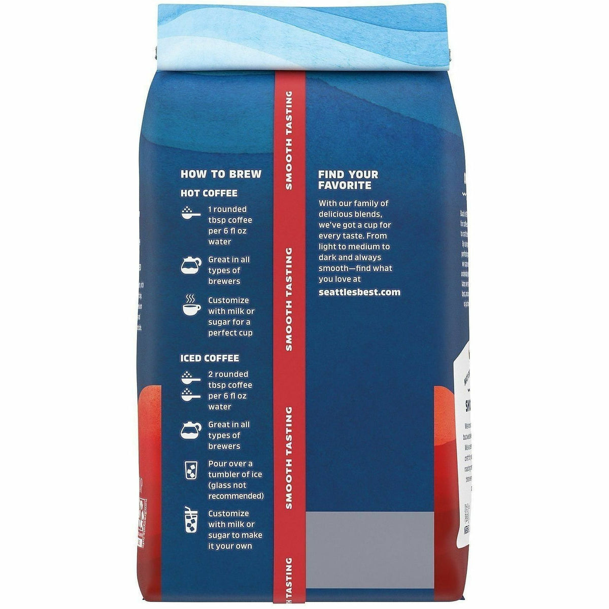 Starbucks Seattle's Best Portside Ground Coffee, Portside Blend (SBK12212CT)