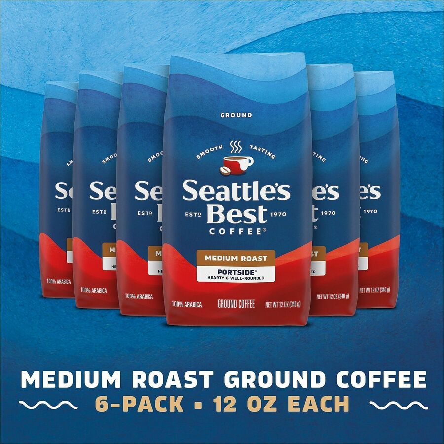 Starbucks Seattle's Best Portside Ground Coffee, Portside Blend (SBK12212CT)