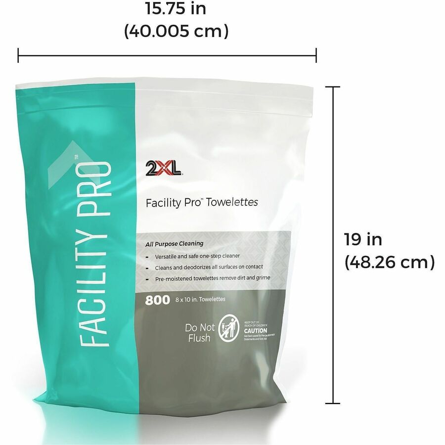 2XL Facility Pro All-Purpose Towelettes, 2/Carton (TXL418)