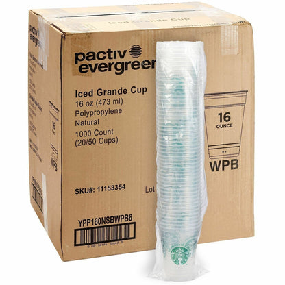 Starbucks WPS Branded Cold Cups, 16 fl oz (SBK16447)
