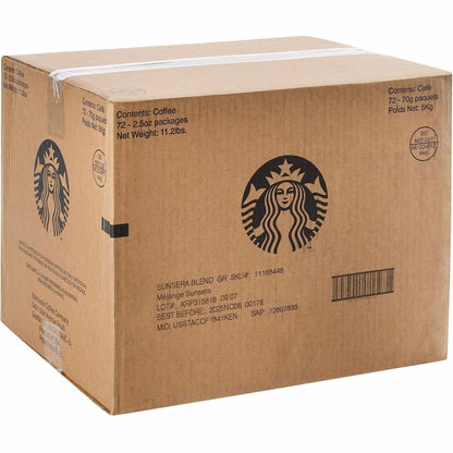 Starbucks Sunsera Blend Ground Coffee, 2.5 oz (SBK06614CT)