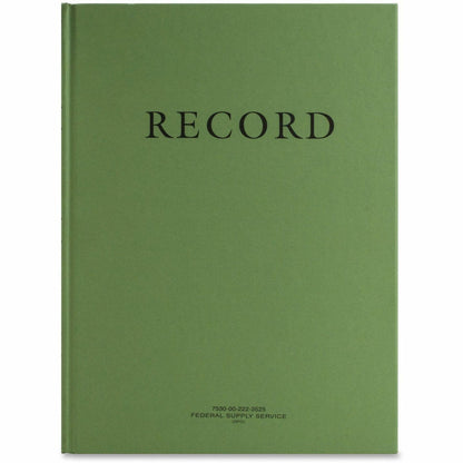 United Book Press Multipurpose Record Book, Green (UBP753002223525)