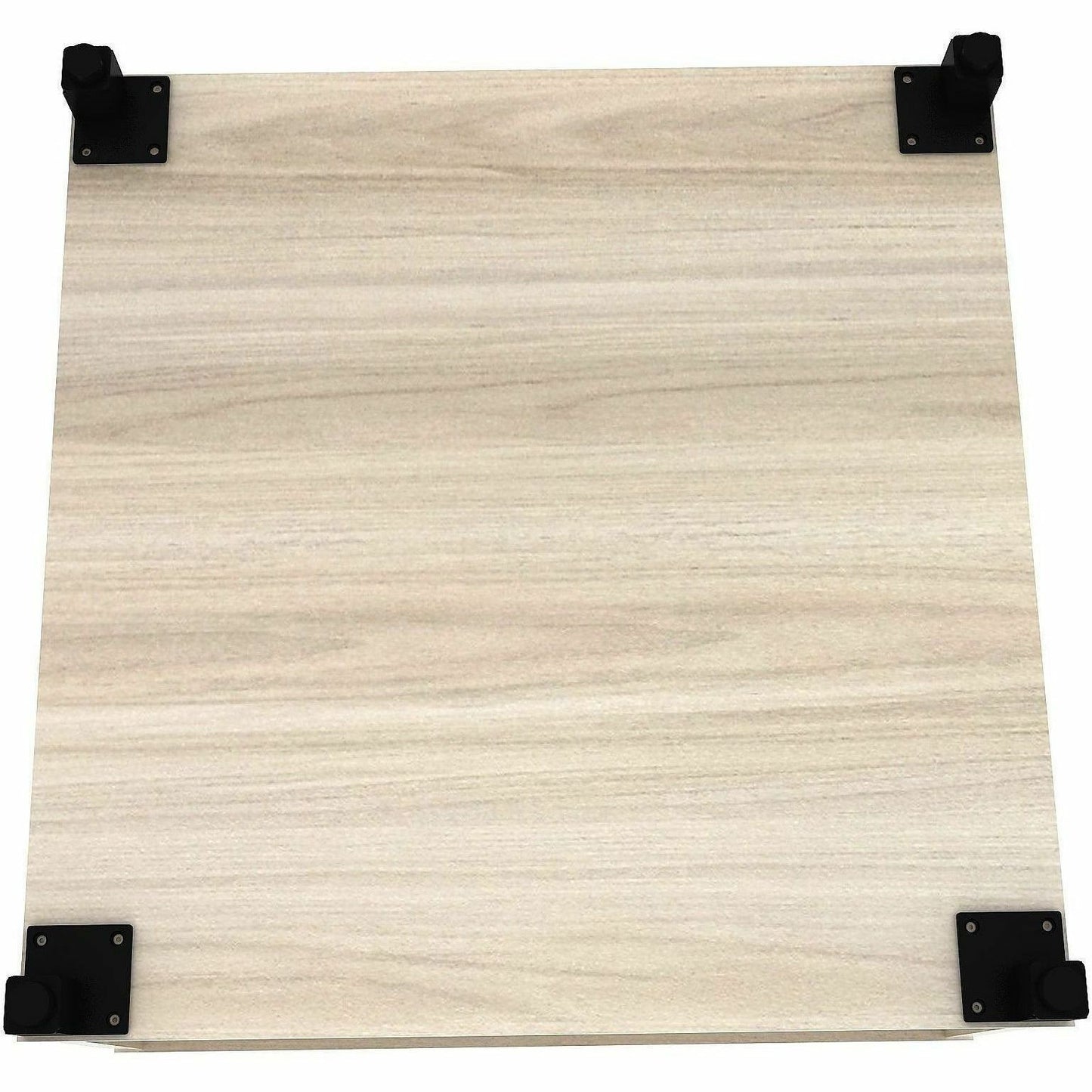 Lorell Modular Reception Table, Square Top, Height Adjustable, 24" W x 24" D, 20" H, Modern Elm (LLR69205)