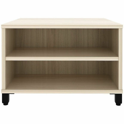 Lorell Modular Reception Table, Square Top, Height Adjustable, 24" W x 24" D, 20" H, Modern Elm (LLR69205)