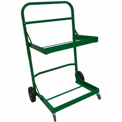 Five Star Products Recycling Cart for Bins, 220 lb Load Capacity, Aluminum, Green  (FSP002)