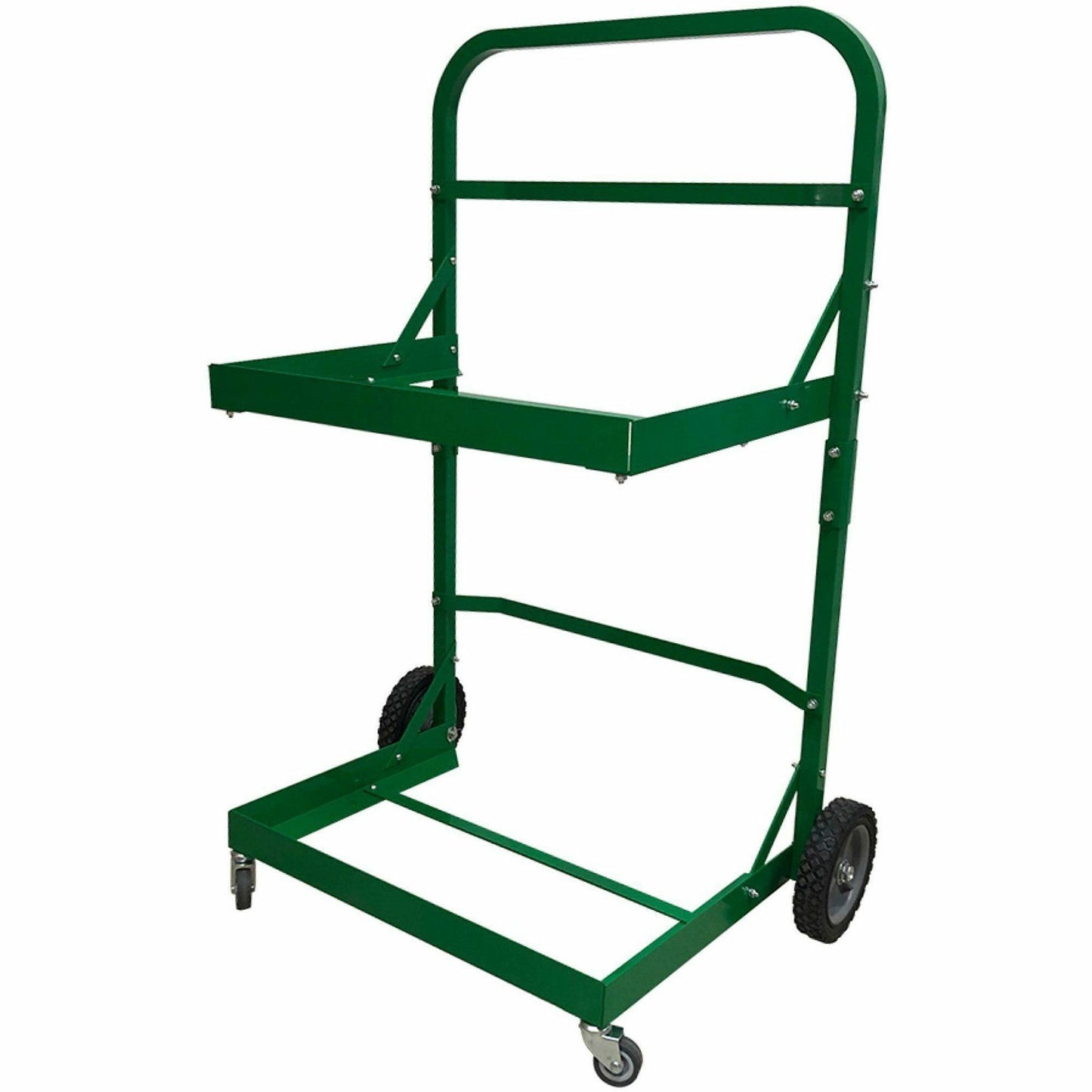 Five Star Products Recycling Cart for Bins, 220 lb Load Capacity, Aluminum, Green  (FSP002)
