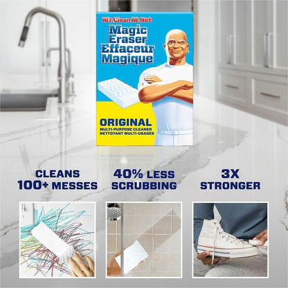 Mr. Clean Magic Erasers, Blue, 12/Carton (PGC79008CT)