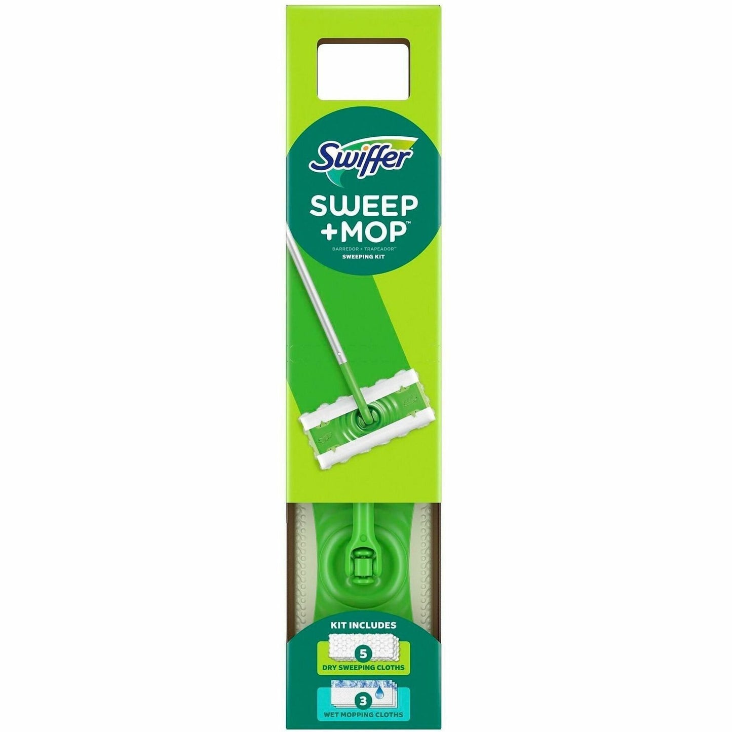 Swiffer Sweep and Mop Deluxe, 2-in-1 Floor Mopping and Sweeping Kit (PGC16519)