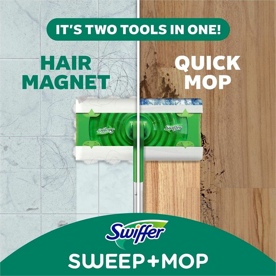 Swiffer Sweep and Mop Deluxe, 2-in-1 Floor Mopping and Sweeping Kit (PGC16519)