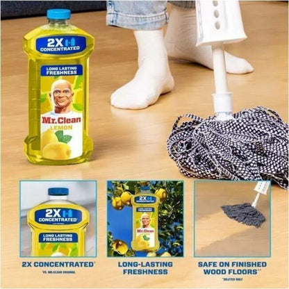 Mr. Clean All Purpose Cleaner, 64 fl oz, Fresh, Lemon Scent (PGC06894)