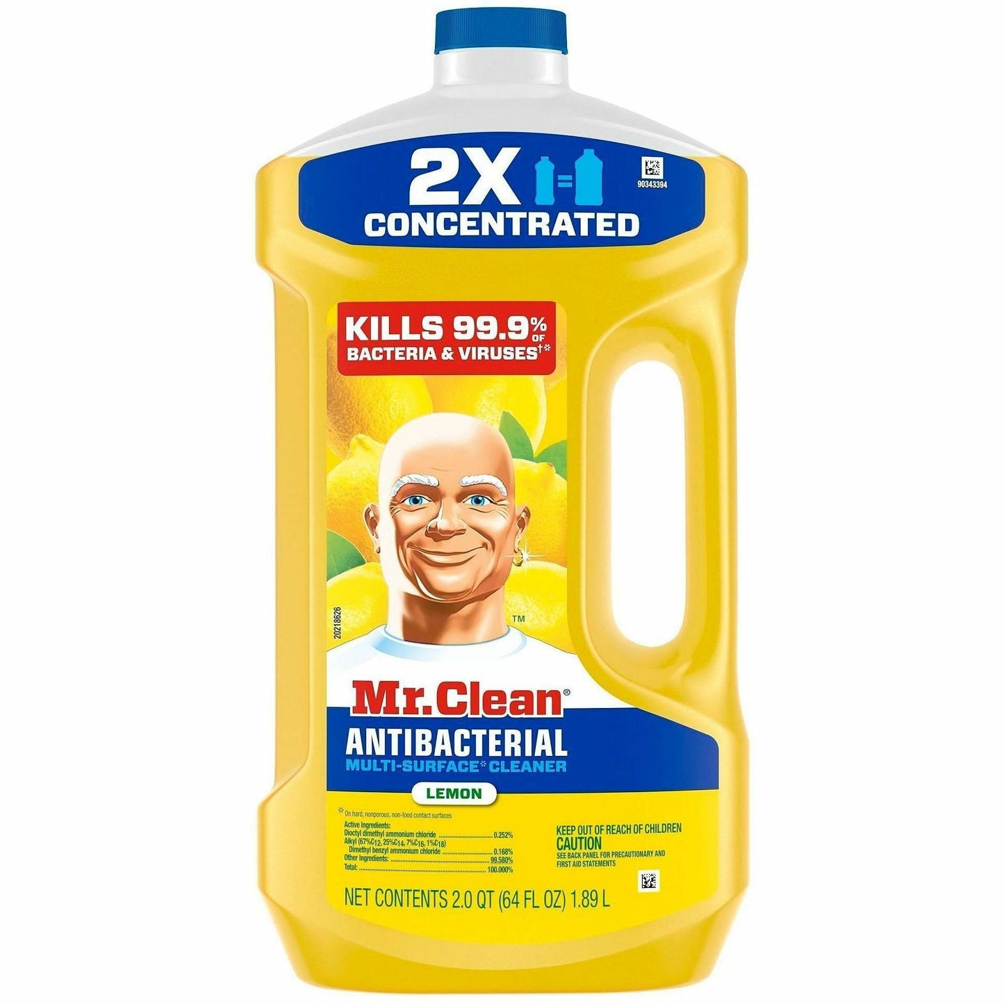Mr. Clean All Purpose Cleaner, 64 fl oz, Fresh, Lemon Scent (PGC06894)