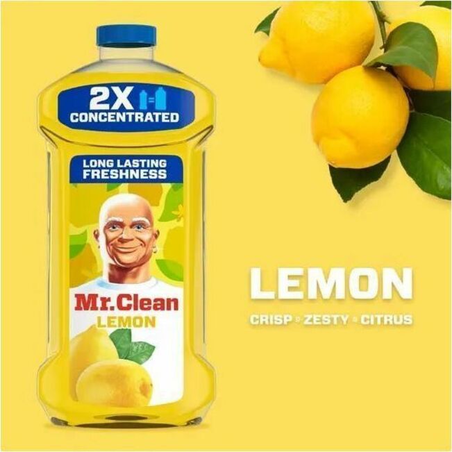 Mr. Clean All Purpose Cleaner, 64 fl oz, Fresh, Lemon Scent (PGC06894)