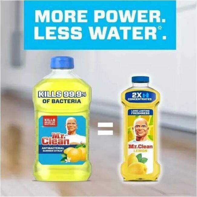Mr. Clean All Purpose Cleaner, 64 fl oz, Fresh, Lemon Scent (PGC06894)