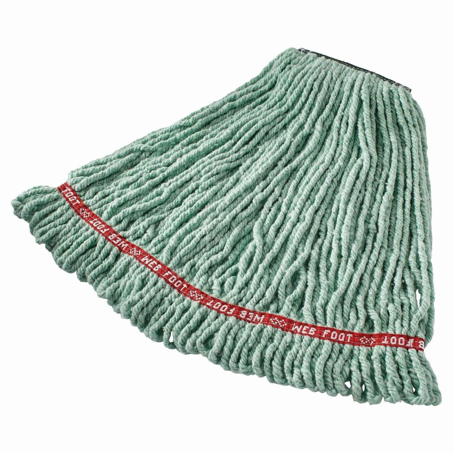 Rubbermaid Commercial Web Foot Dust Mop Refill, Green, 1.25 lb, 6/Carton (RCPA21206GR)