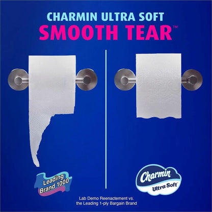 Charmin Ultra Soft Mega Roll, 2 Ply, Mega, White, Paper, 24/Pack (PGC19268)