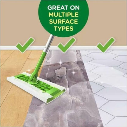 Swiffer Sweeper Wet Cloths, Residue-free, White, 24/Pack (PGC75588)