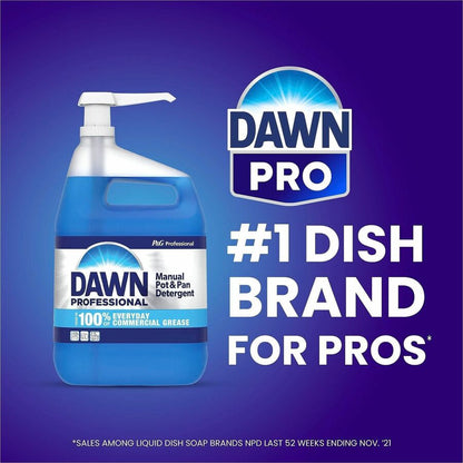 Dawn Manual Pot/Pan Detergent, 128 fl oz (4 quart), Original Scent (PGC15260BT)