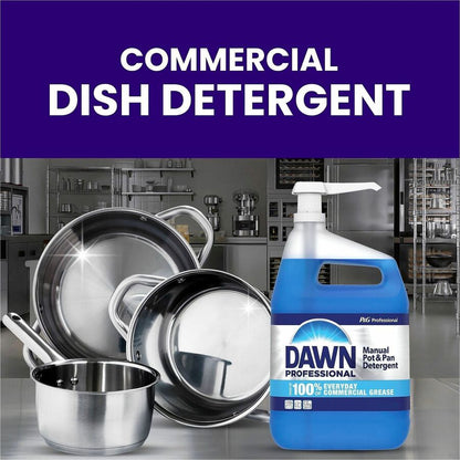 Dawn Manual Pot/Pan Detergent, 128 fl oz (4 quart), Original Scent (PGC15260BT)