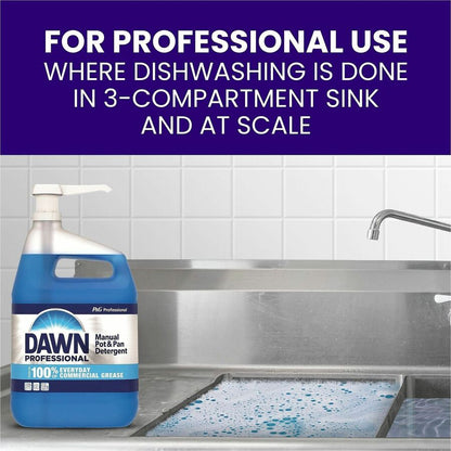 Dawn Manual Pot/Pan Detergent, 128 fl oz (4 quart), Original Scent (PGC15260BT)