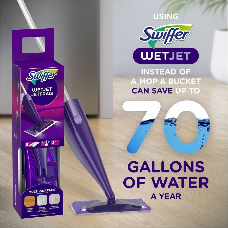 Swiffer WetJet Floor Cleaner, 40.6 fl oz, Fresh Citrus Scent (PGC35659)