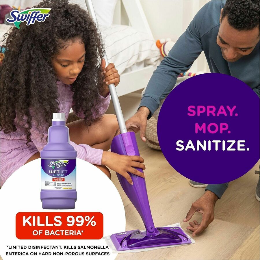 Swiffer WetJet Floor Cleaner, 40.6 fl oz, Fresh Citrus Scent (PGC35659)