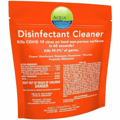 Diversey Disinfectant Cleaner, 40/Pack, 12 Packs/Carton (DVO9321119)