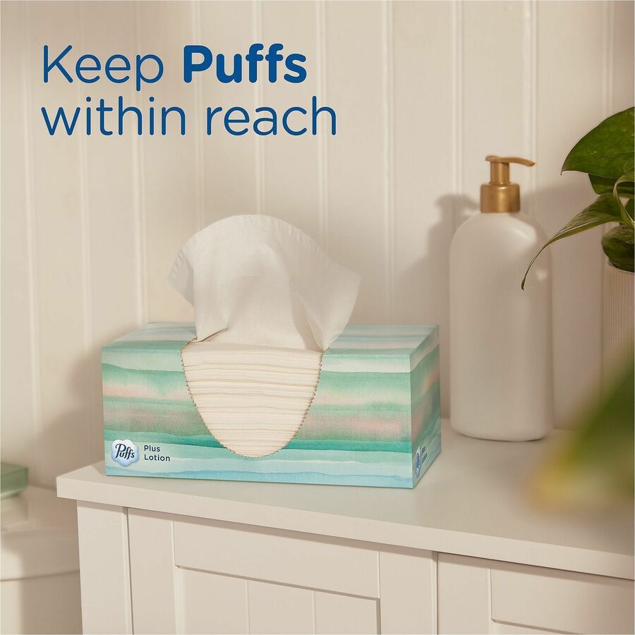 Puffs Plus Lotion Facial Tissue, White, 24/Carton (PGC58600)