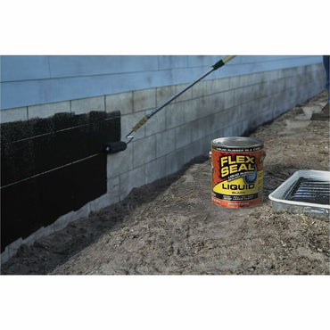FLEX SEAL Sealant, 8 lb, Black, Synthetic Rubber (FLXUS855BLK012)