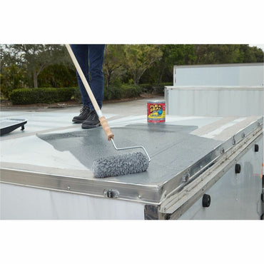 FLEX SEAL Sealant, 8 lb, Gray, Synthetic Rubber (FLXUS855GRY012)