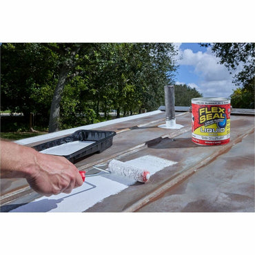 FLEX SEAL Sealant, 8 lb, White, Synthetic Rubber (FLXUS855WHT012)