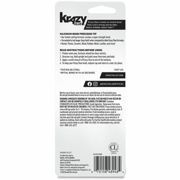 Krazy Glue Max Bond Super Glue, 0.53 oz (GWBKG48948MR)