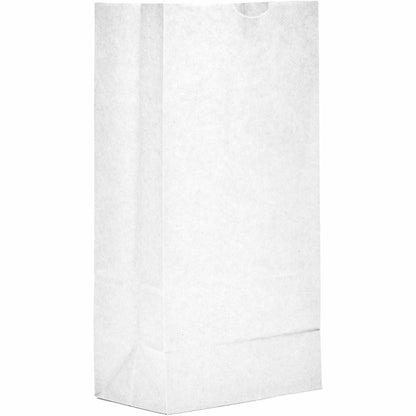 AJM #8 White Paper Grocery Bags, 500/Carton (AJMWB08NP5CES)