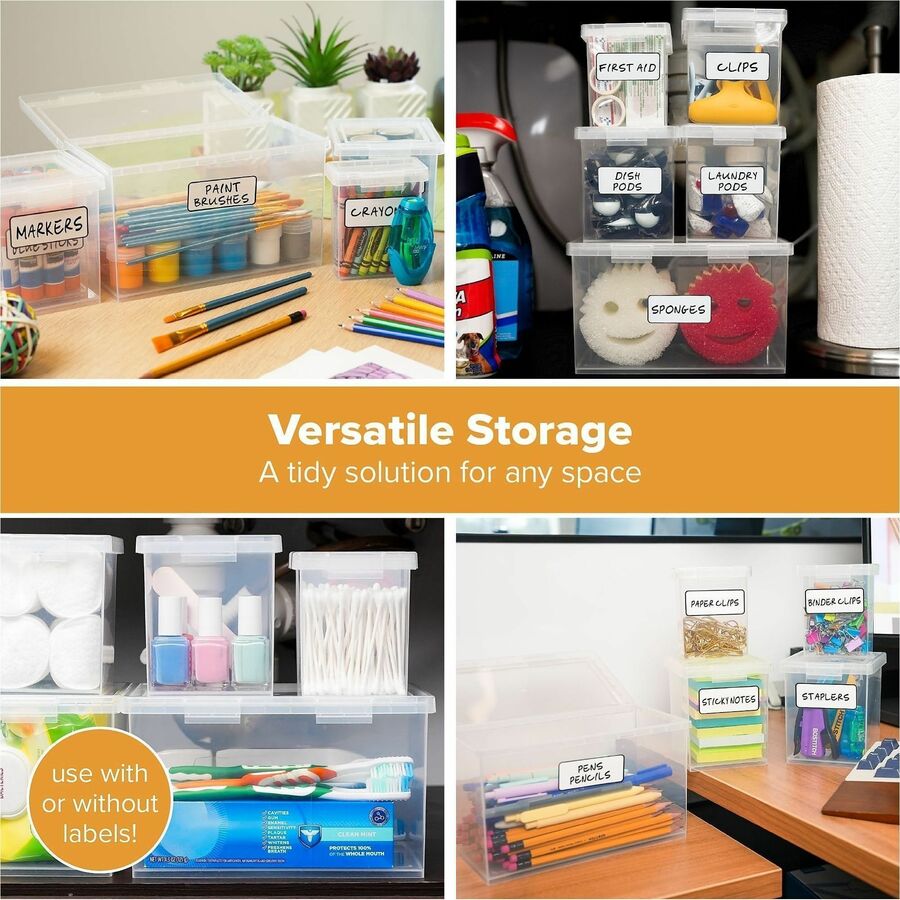 Bostitch Storage Case, Clear, Stackable, 5/Set (BOS23234)