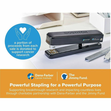 Bostitch Titan Heavy-Duty Stapler Value Pack, Staple Size: 0.25", 0.31", Black, Staples Upto 50 Sheet, Metal, Rubber (BOSB615BLKVP)