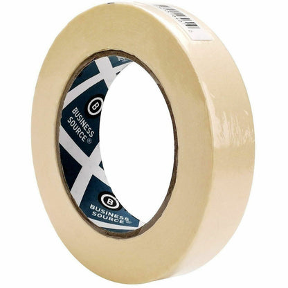 Business Source Utility-purpose Masking Tape, 60 yd Length x 1" Width, 3" Core, Tan (BSN16441)