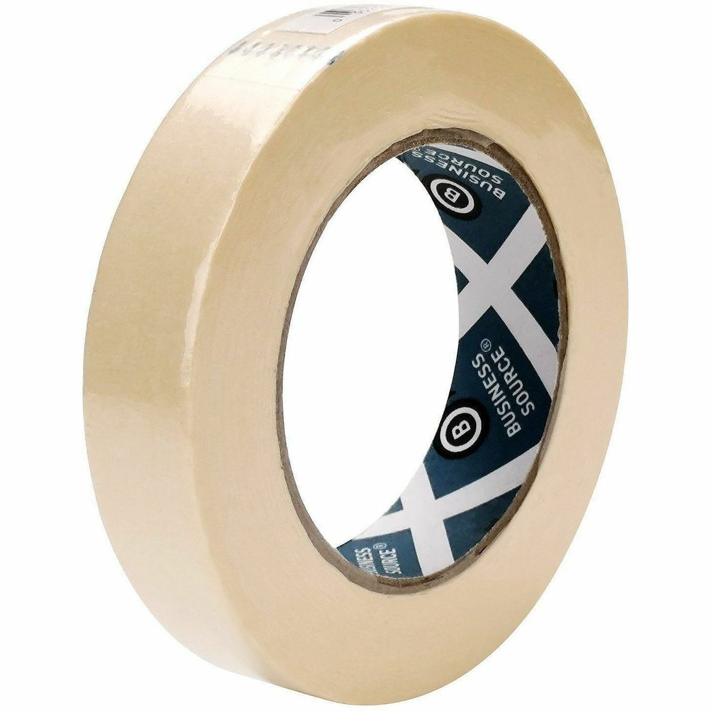 Business Source Utility-purpose Masking Tape, 60 yd Length x 1" Width, 3" Core, Tan (BSN16441)