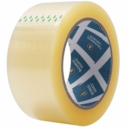 Business Source Heavy-duty Packaging Tape, 54.67 yd Length x 1.88" Width x 3.5 mil Thickness, 3" Core, Clear, 6/Pack (BSN32936)