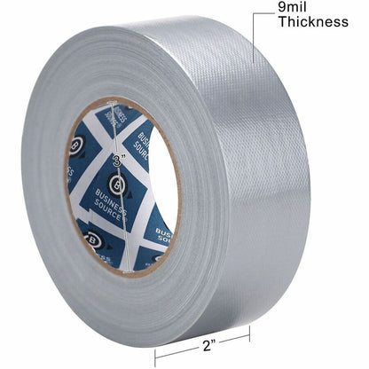 Business Source General-purpose Duct Tape, 60 yd Length x 2" Width x 9 mil Thickness, Gray, 1 Roll (BSN41891)
