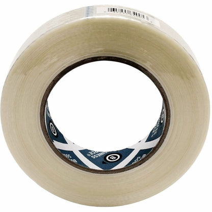 Business Source Filament Tape, 60 yd Length x 1" Width, 3" Core, White, Film (Fiberglass Reinforced) Backing, 1 Roll (BSN64025)