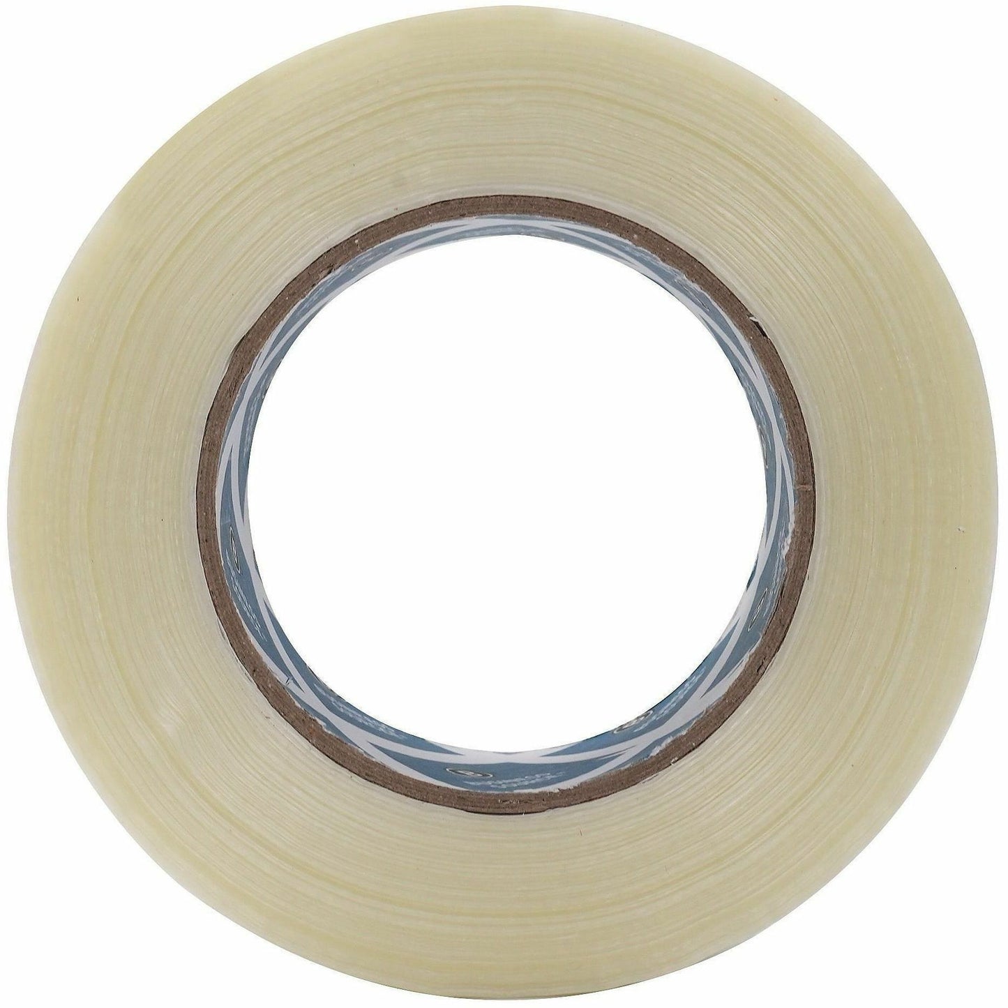 Business Source Filament Tape, 60 yd Length x 2" Width, 3" Core, White, Film (Fiberglass Reinforced) Backing, 1 Roll (BSN64026)
